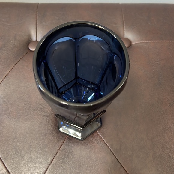 Cobalt blue color stem glass - Picture 2 of 4